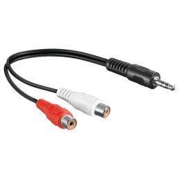 Cavo Audio Stereo 2 RCA femmina a Jack 3.5 mm maschio 1,5m