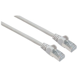 Cavo Patch Cat.7 Plug RJ45 6A S/FTP LSZH 15m Grigio