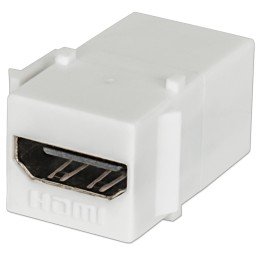 Adattatore HDMI F/F Tipo A per Pannelli Patch Bianco