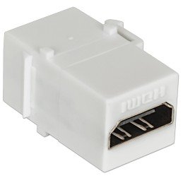 Adattatore HDMI F/F Tipo A per Pannelli Patch Bianco