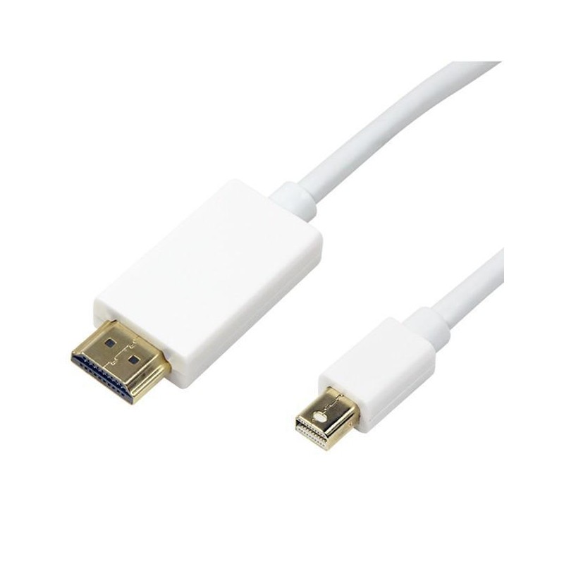 Cavo Monitor Mini DisplayPort (Thunderbolt) / HDMI 2m Bianco