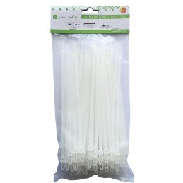 Fascette Fermacavi con Innesto Libero 200x4,8mm in Nylon 100pz Bianco