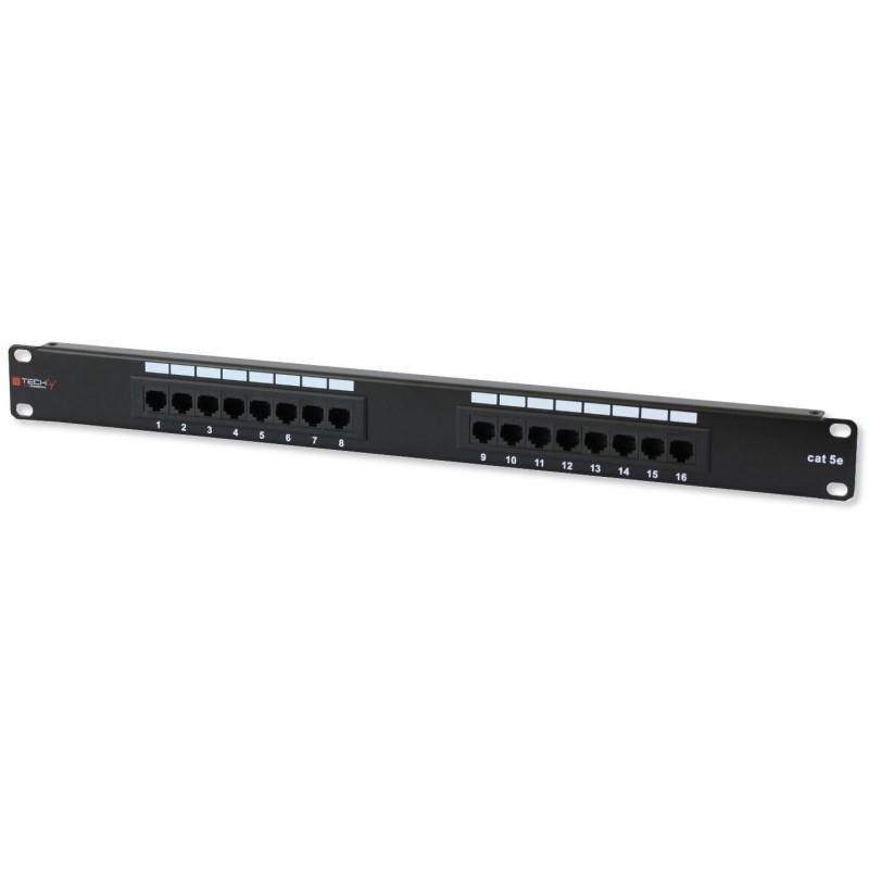 Pannello Patch UTP 16 Posti RJ45 Cat.5E Techly