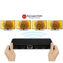 Splitter HDMI2.0 4K UHD 3D 4 vie