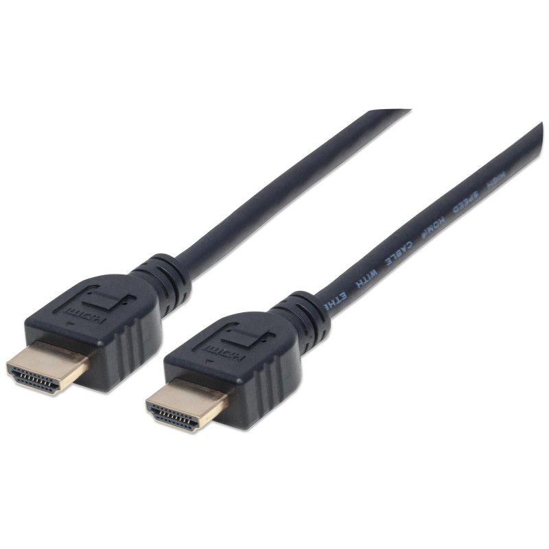 Cavo HDMI CL3 High Speed con Ethernet A/A M/M 8m Nero