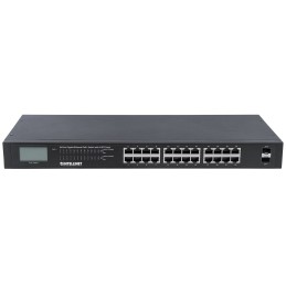 Gigabit Ethernet Switch 24 porte POE+ con 2 porte SFP