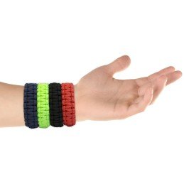 Bracciale Paracord con Micro USB Nero