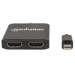 Splitter Hub Mini DisplayPort a 2 porte HDMI con MST