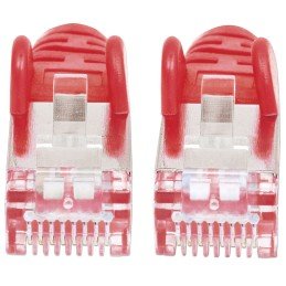 Cavo Patch Cat.7 Plug RJ45 6A S/FTP LSZH 0.25m Rosso