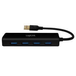 Hub USB3.0 4 Porte Nero