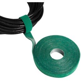 Rotolo di Velcro Gestione cavi Lunghezza 4m Larghezza 16mm Giallo