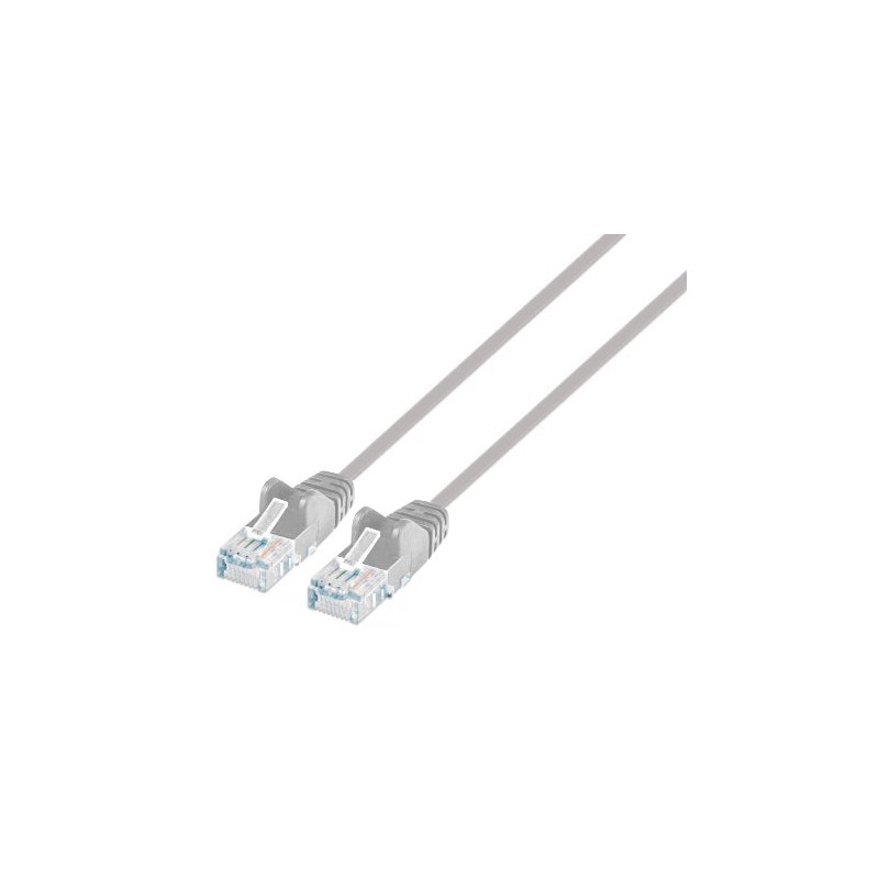 Cavo patch di rete Cat6 UTP Slim 1 m grigio