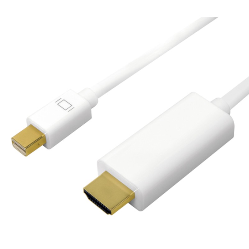 Cavo Convertitore Mini DisplayPort V.1.2 (Thunderbolt) a HDMI M/M 2m