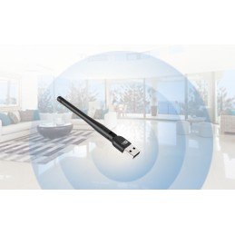 Adattatore Wireless AC600 Dual Band Donlge WiFi USB Antenna Esterna