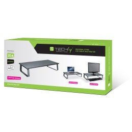 Stand Supporto di Rialzo per Monitor Laptop da Scrivania in Acciaio