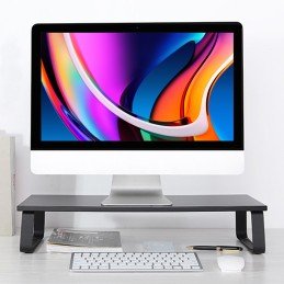 Stand Supporto di Rialzo per Monitor Laptop da Scrivania in Acciaio