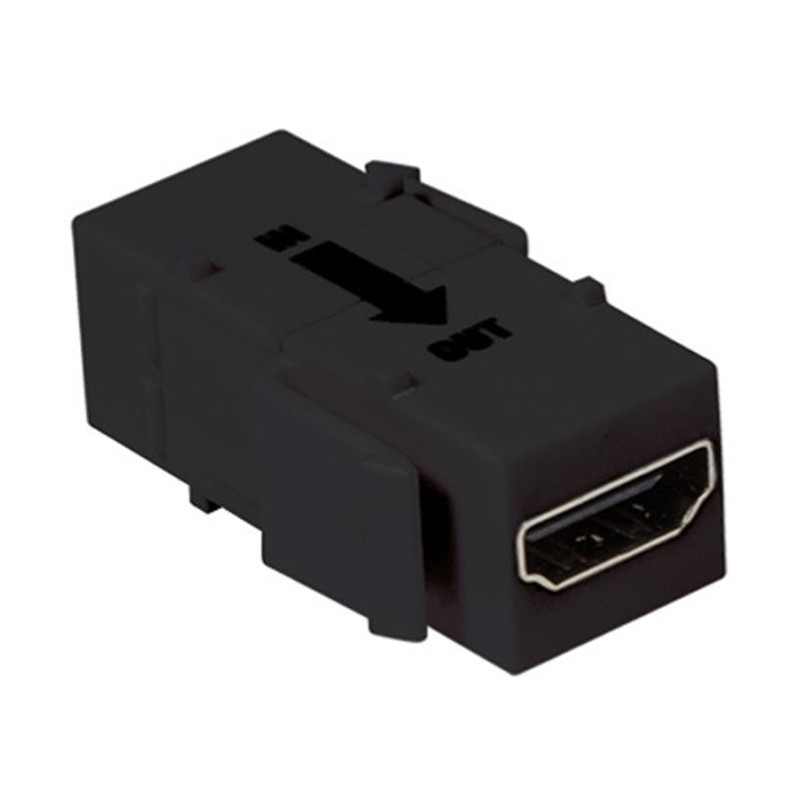 Accoppiatore Keystone HDMI™ con Ripetitore Nero