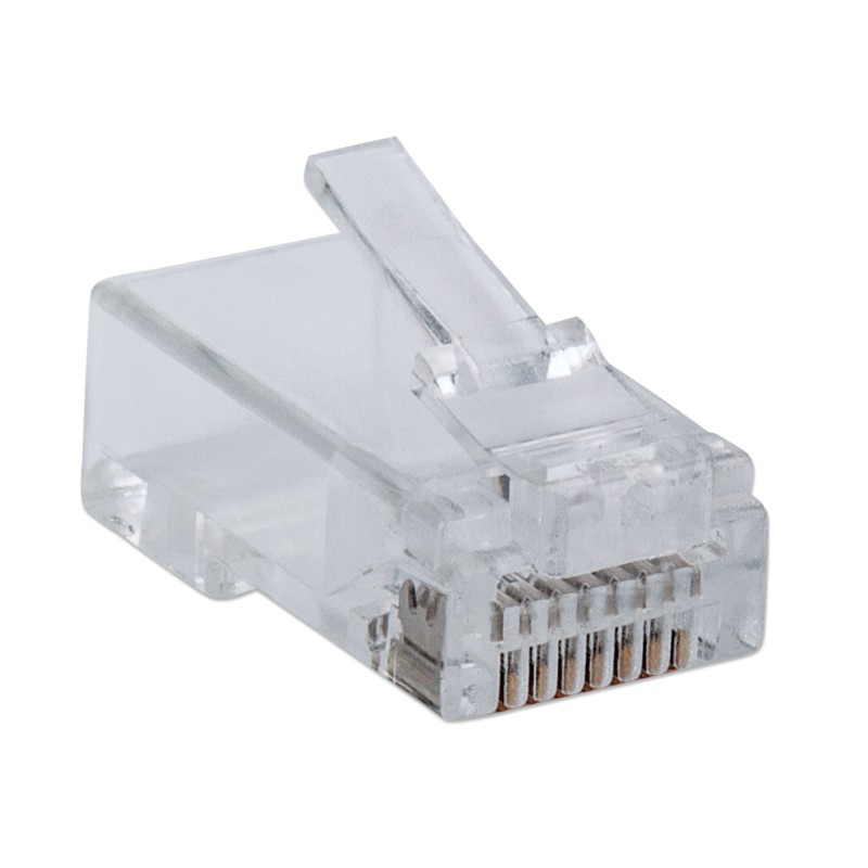 Confezione 100 Plug modulari RJ45 Cat6 FastCrimp