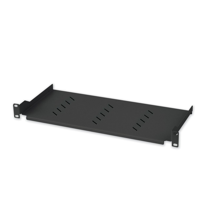 Mensola per Rack 19'' 150 mm 1U Nero 2 punti