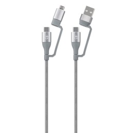 Cavo USB di Ricarica 4-in-1 USB-A, Micro-USB e due USB-C™ 1m