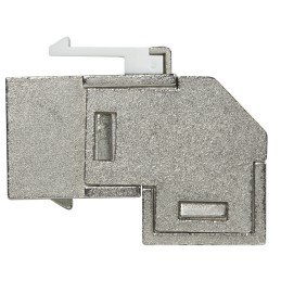 Frutto Keystone Cat.6A 2x RJ45 STP Angolato a 90°