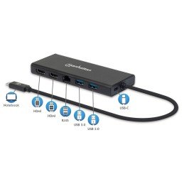 Adattatore USB-C™ SuperSpeed Multiporta a Doppia Porta HDMI