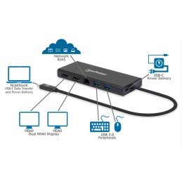 Adattatore USB-C™ SuperSpeed Multiporta a Doppia Porta HDMI