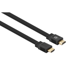 Cavo HDMI High Speed With Ethernet Piatto 10m nero