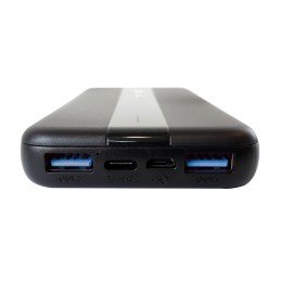 Power Bank Caricatore 10000 mAh 20W 3 Porte Output con Cavo Micro USB