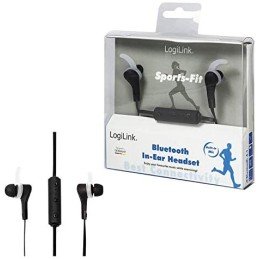 Auricolari Audio Bluetooth 5.0 In Ear con Microfono Nero