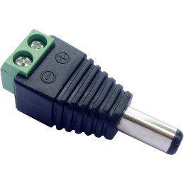 Adattatore Alimentazione DC 5.5x2.1mm Maschio Terminal Block 2 pin