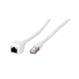 Cavo patch RJ45 di prolunga CAT 6A S/FTP AWG26 3 m bianco