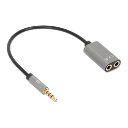 Cavo Adattatore per Cuffie con Splitter Audio Stereo AUX 20cm